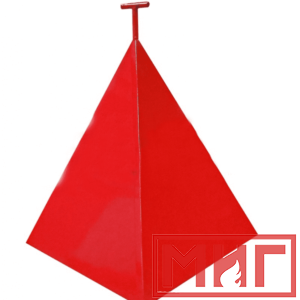 Фото 8 - Пожарная пирамида для пожарного гидранта 750x750x900 (Трехгранная).
